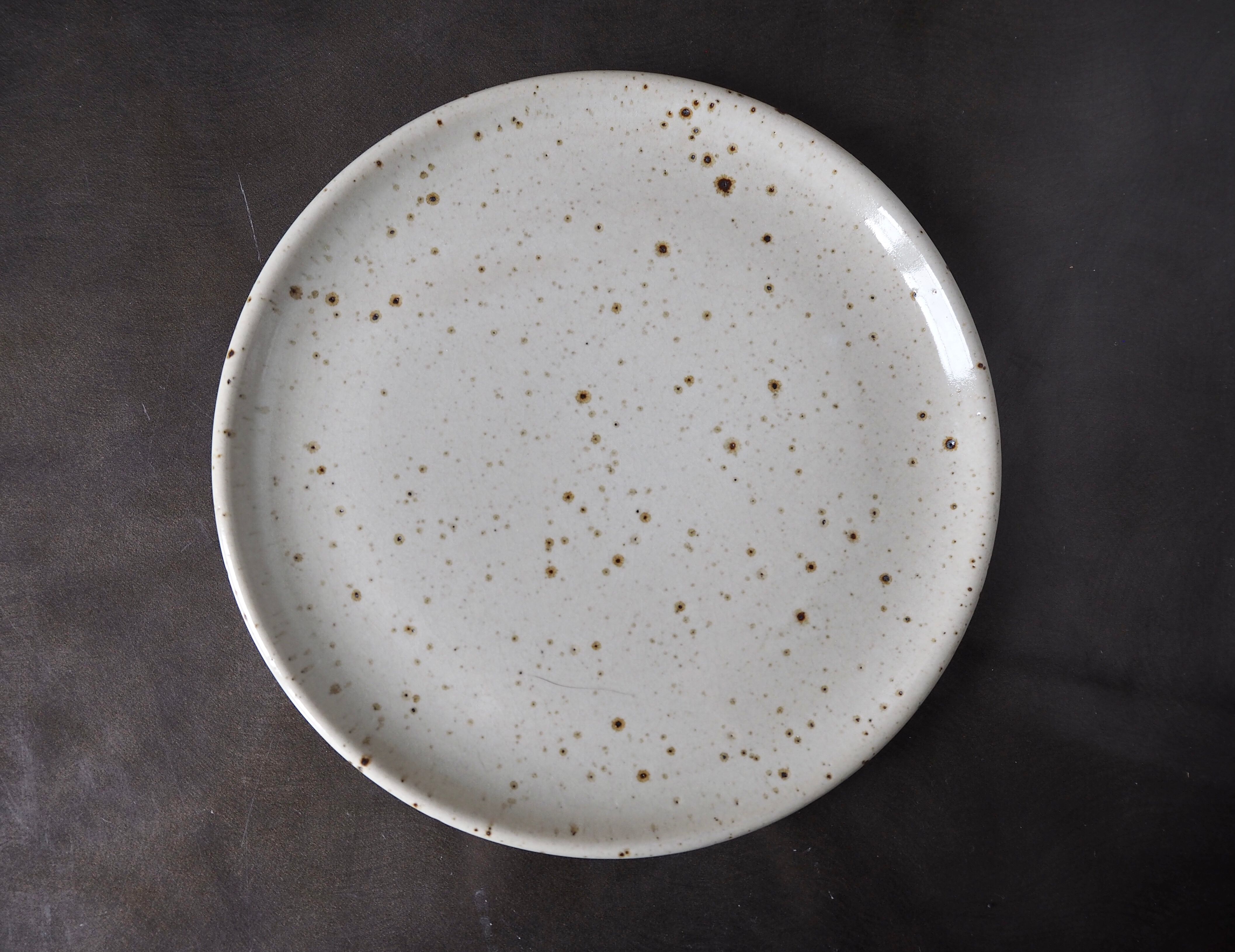 Set de 6 assiettes à dessert en grès du Marais