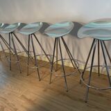 Set of 5 stools "Jamaica" by designer Pepe Cortes production Amat