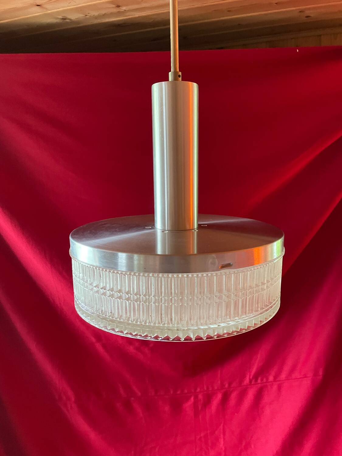 Vintage chandelier, Space Age, from the 70s