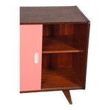 Vintage dark oak chest of drawers by Jiri Jiroutek, model U-452, 1960s