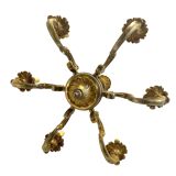 Lustre en bronze massif 6 branches style classique