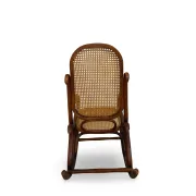 Vintage Bentwood Rocking Chair in the Thonet Tradition, by FMG, 1940s/
