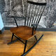 Rocking chair Roland Rainer Scandinavian