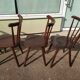 Set of 6 wooden bistro chair - vintage