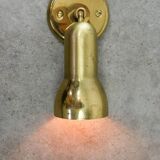 Mid-Century Italian Brass Wall Reflector Lamp, 1960s