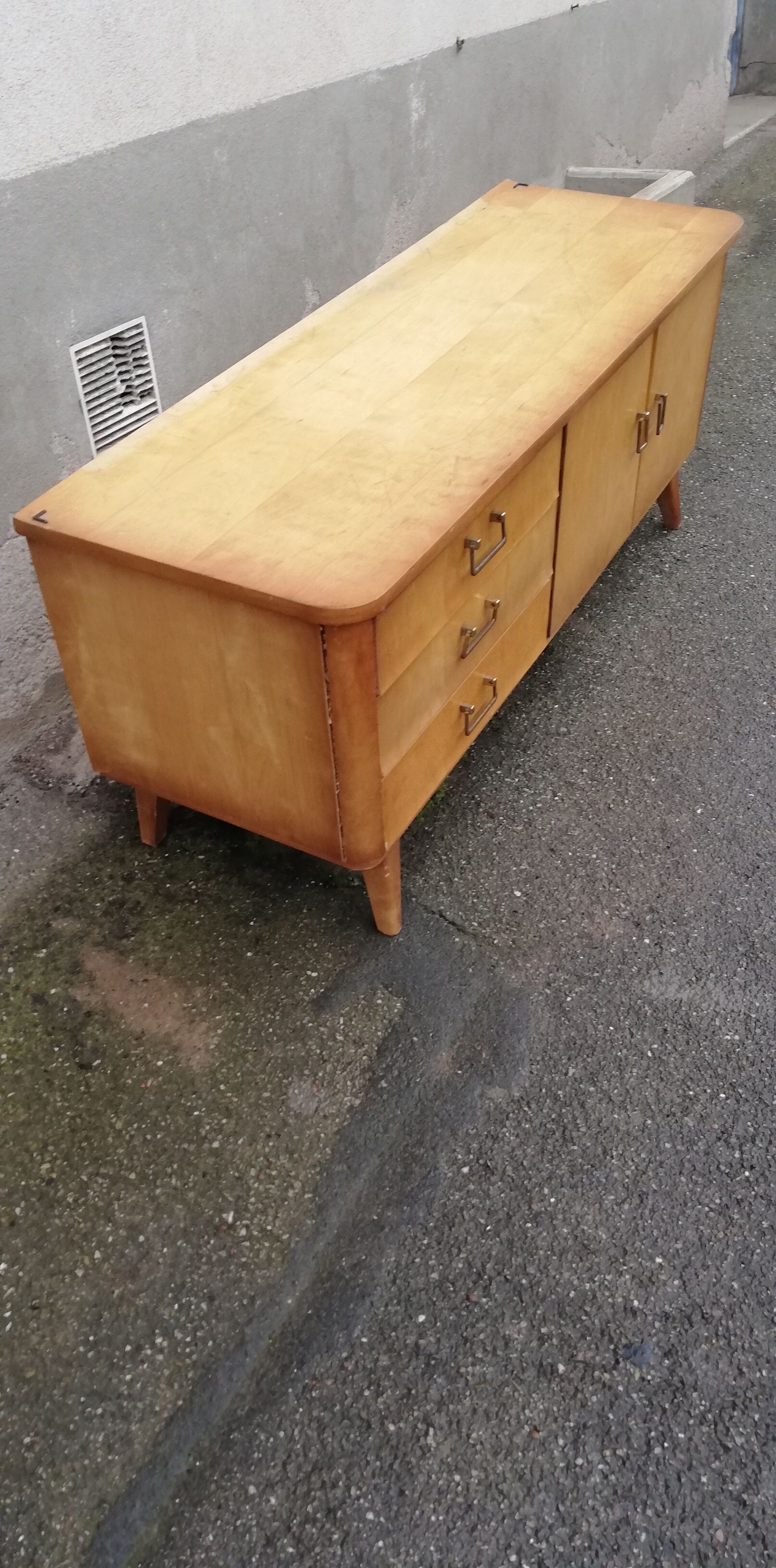 Enfilade vintage 3 tiroirs 2 portes