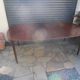 Table scandinave années 60' en palissandre