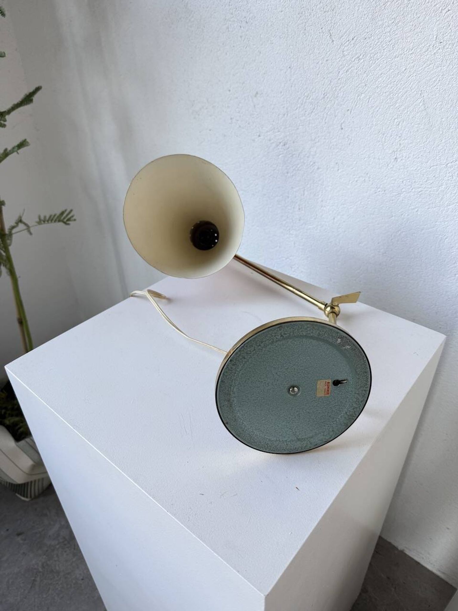 Lampe de bureau années 50 « diabolo » Aluminor