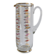 Vintage glass jug, Bohemia Glass, 1960's.