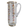 Vintage glass jug, Bohemia Glass, 1960's.