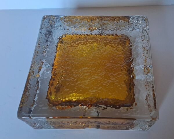 Cendrier en verre Murano Années 60