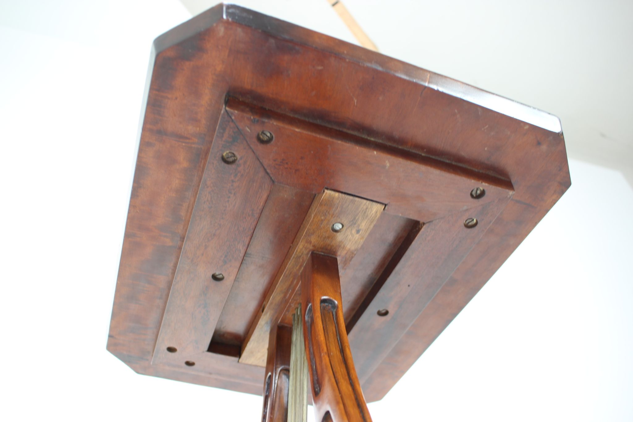 Art nouveau wooden table/ lira, 1910's.