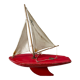 English basin sailboat Star'Yacht red, model SY2, 50s-60s
