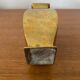 Antique deknudt style solid brass vase vintage #b972