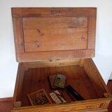 Old patinated writing desk