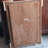 Antique mirror in wood and gilded stucco, neo Louis XVI style.