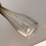 Glass table lamp with an elegant shape. By Bengt Orup 1957.