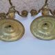 Pair of bronze candlesticks