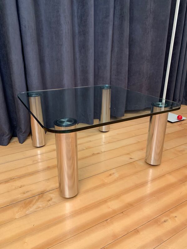 Table basse par Marco Zanuso Zanotta Italie années 1970