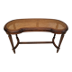 Banc de piano bois et cannage