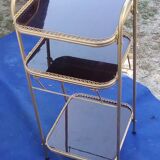 Vintage gold metal shelf