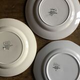 Digoin Sarreguemines dessert plates