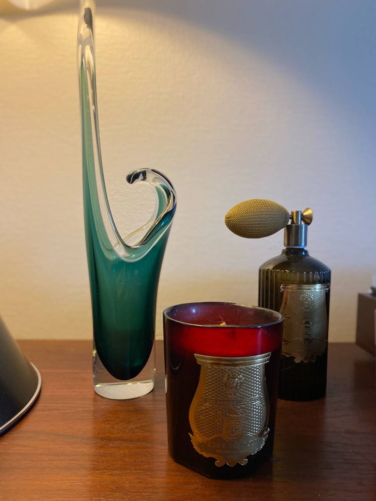 Shell crystal art sculpture vase by Paul Kedelv for Flygsfors, Scandinavian glass