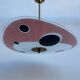 Screen-printed glass pendant from the 1960s