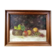 Still life with fruit signed, dated and framed 54cmX42cm