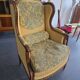 Louis XVI bergère armchairs, late 19th - early 20th century