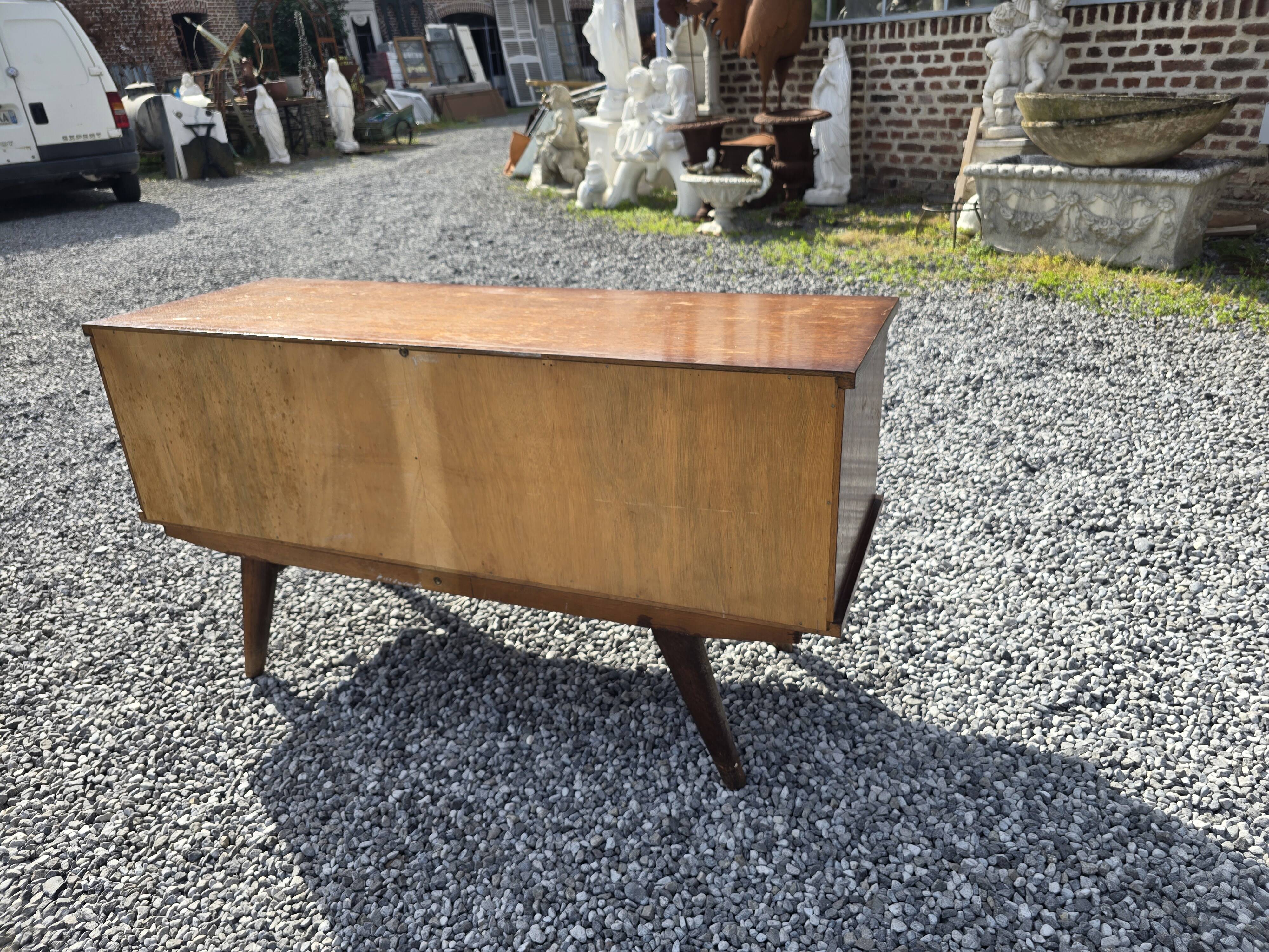 Vintage oak sideboard from the 60s, 115cms L