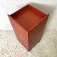Vintage red metal architect's trolley