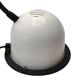 1980s Italian Desk Lamp – Sculptural Gooseneck Design with Dome Shade