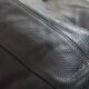 Black leather mid century 2,5 seater sofa