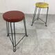 Pair of mid century industrial stools, 1950s