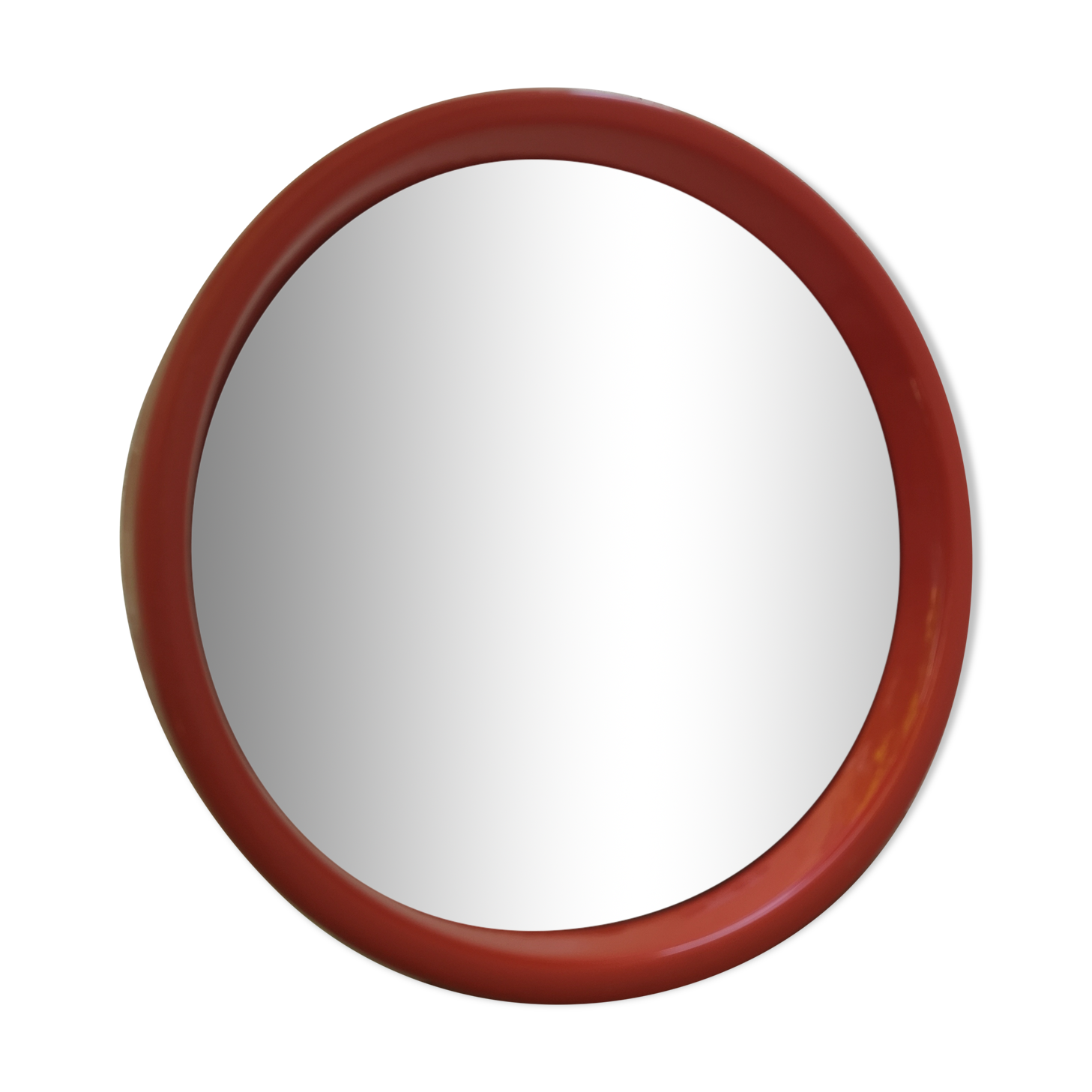 Plastic mirror 70s - 24cm