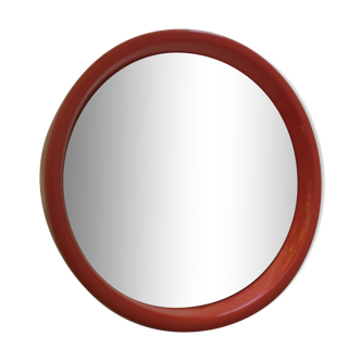 Plastic mirror 70s - 24cm