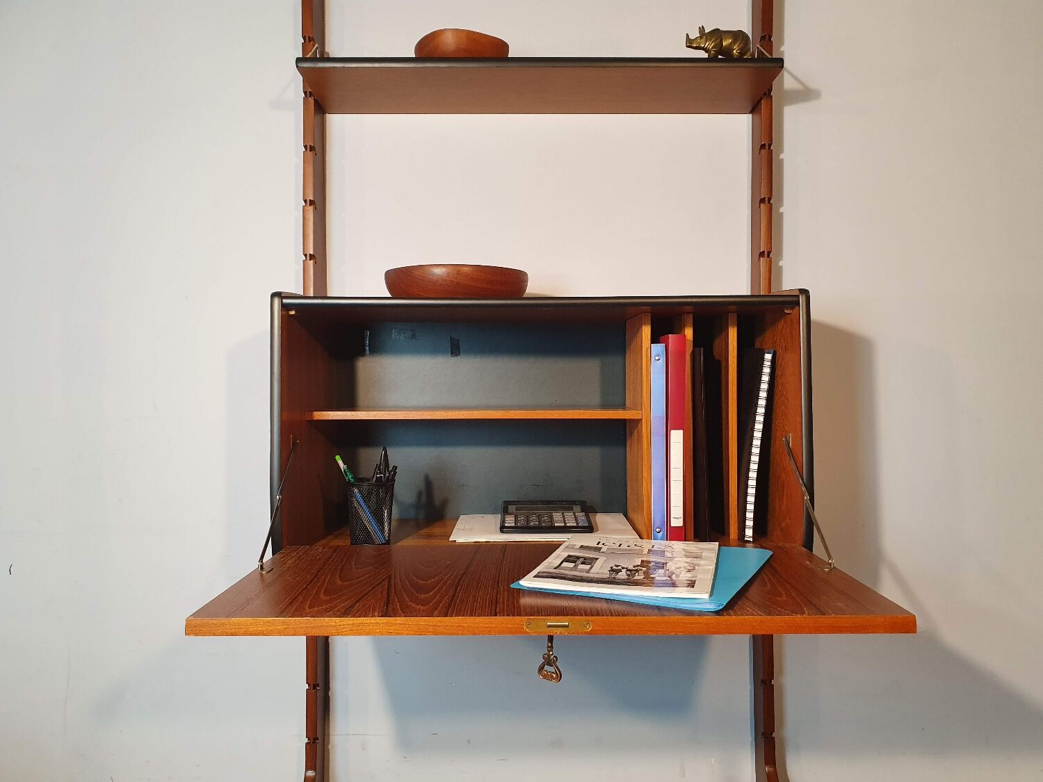 Norwegian Ergo Secretary Furniture, Scandinavian Vintage 1960s