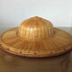 Hat colonial helmet in bamboo 70s