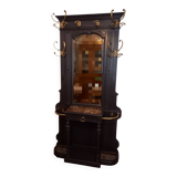 Porte-manteau /Vestiaire ancien revisité, Napoléon III, en noyer peint