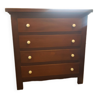 Vintage 4 drawer chest of drawers