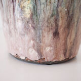 Purple ceramic pot cover