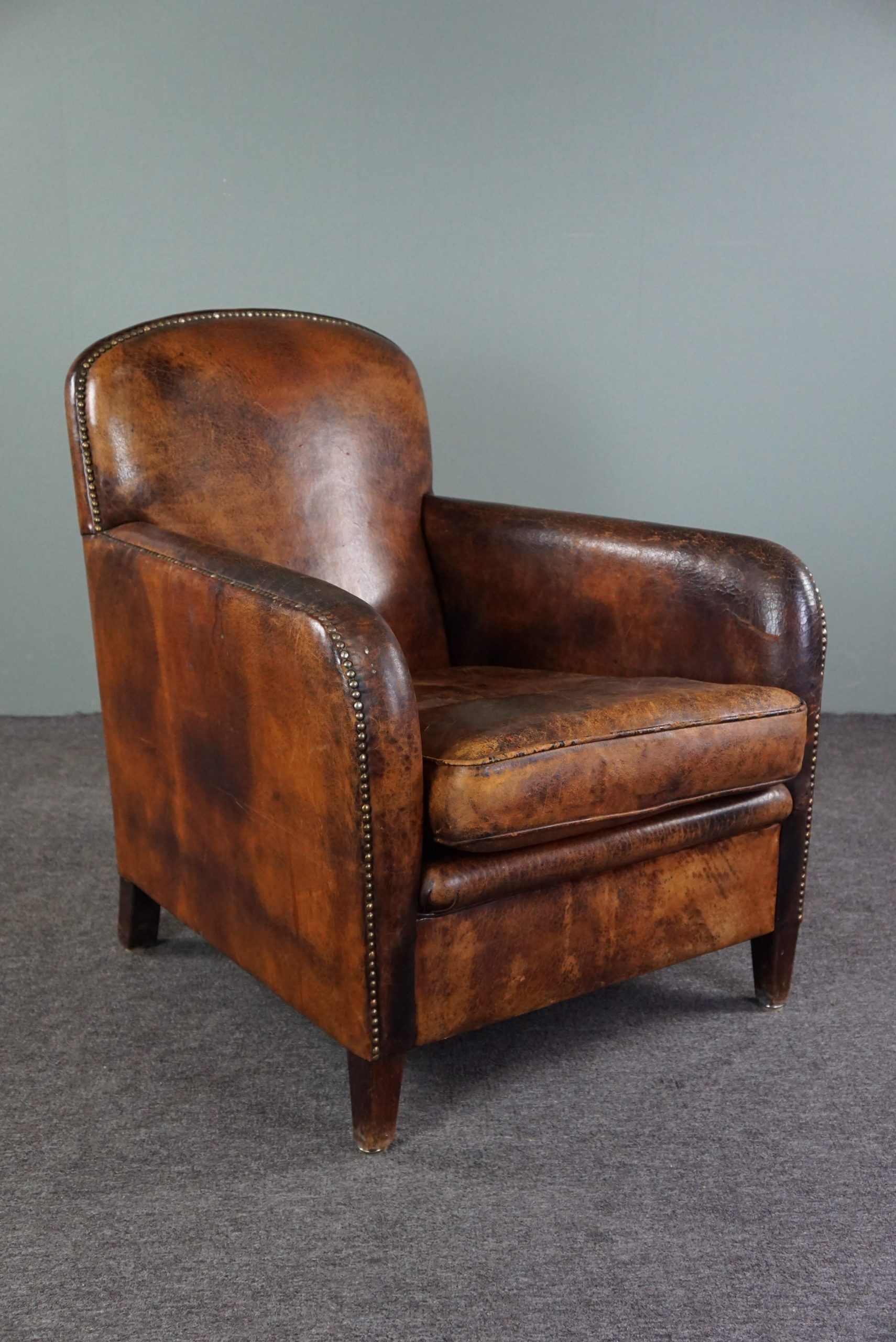 Sheepskin armchair