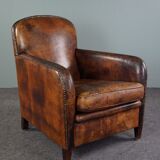 Sheepskin armchair