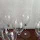 8 Baccarat water glasses signed Saint Remy model
