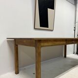 Oak and pine farmhouse table