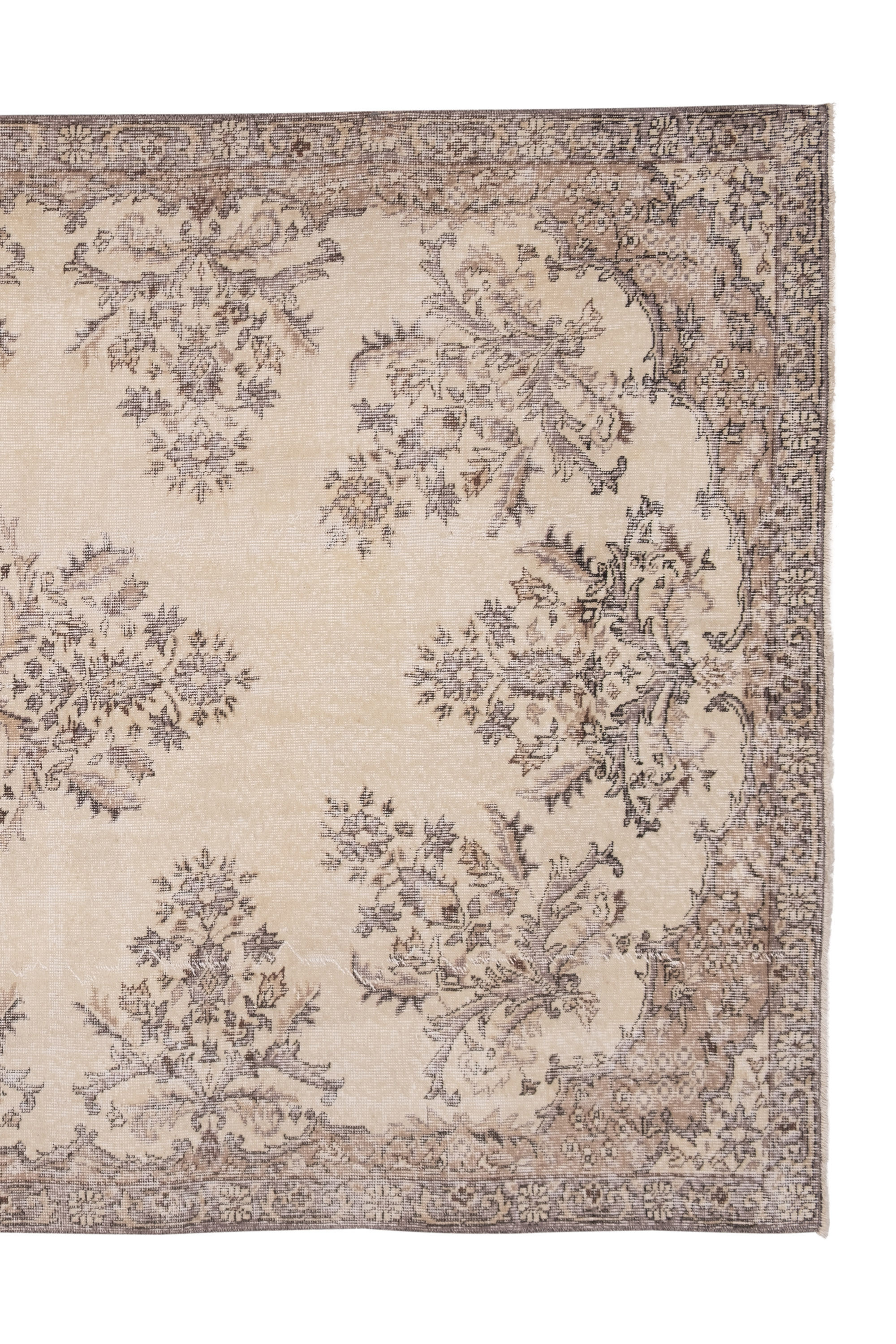 Turkish hand knotted Oushak rug, 1970s - 170 X 283 cm