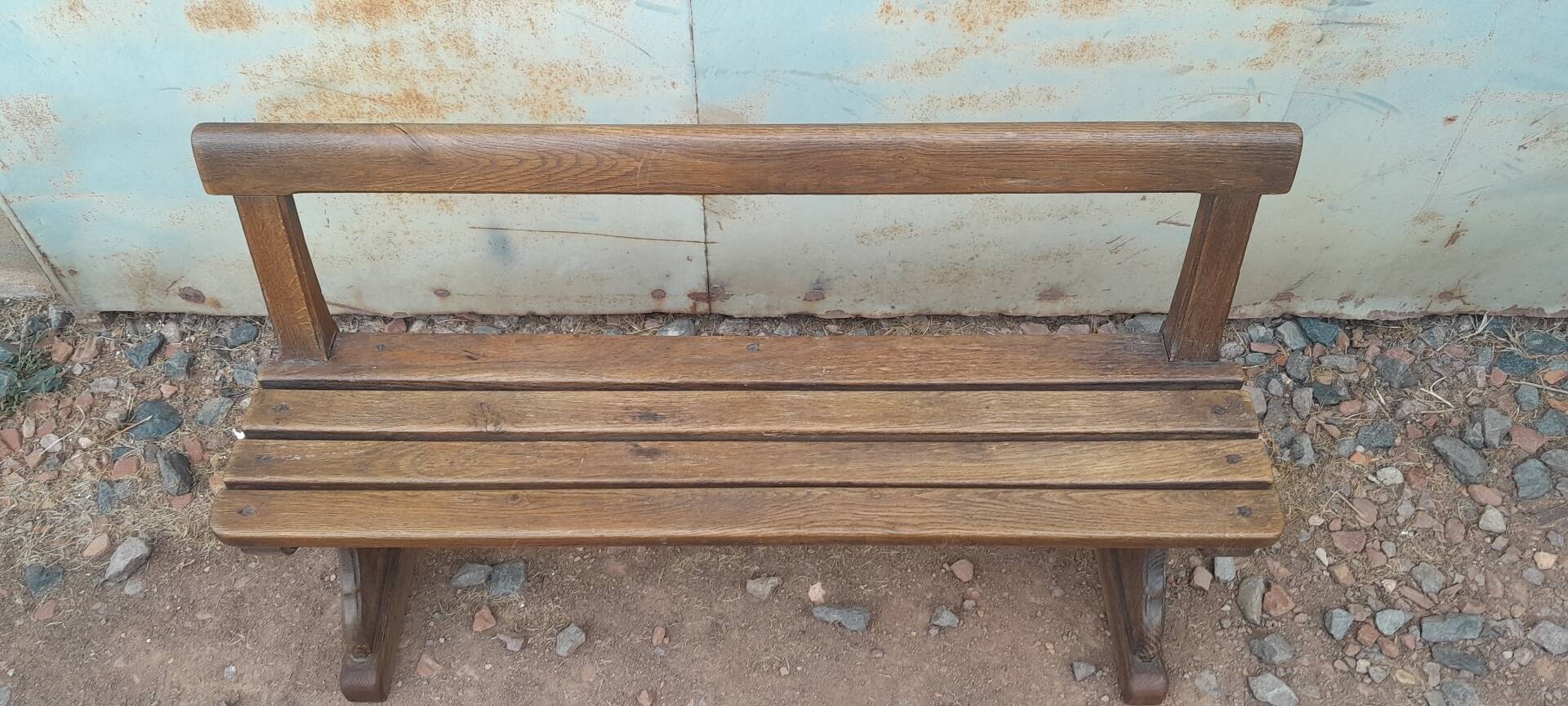Small oak decorative bench