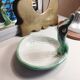 Duck-shaped trinket dish in glazed stoneware by J. C. Monange