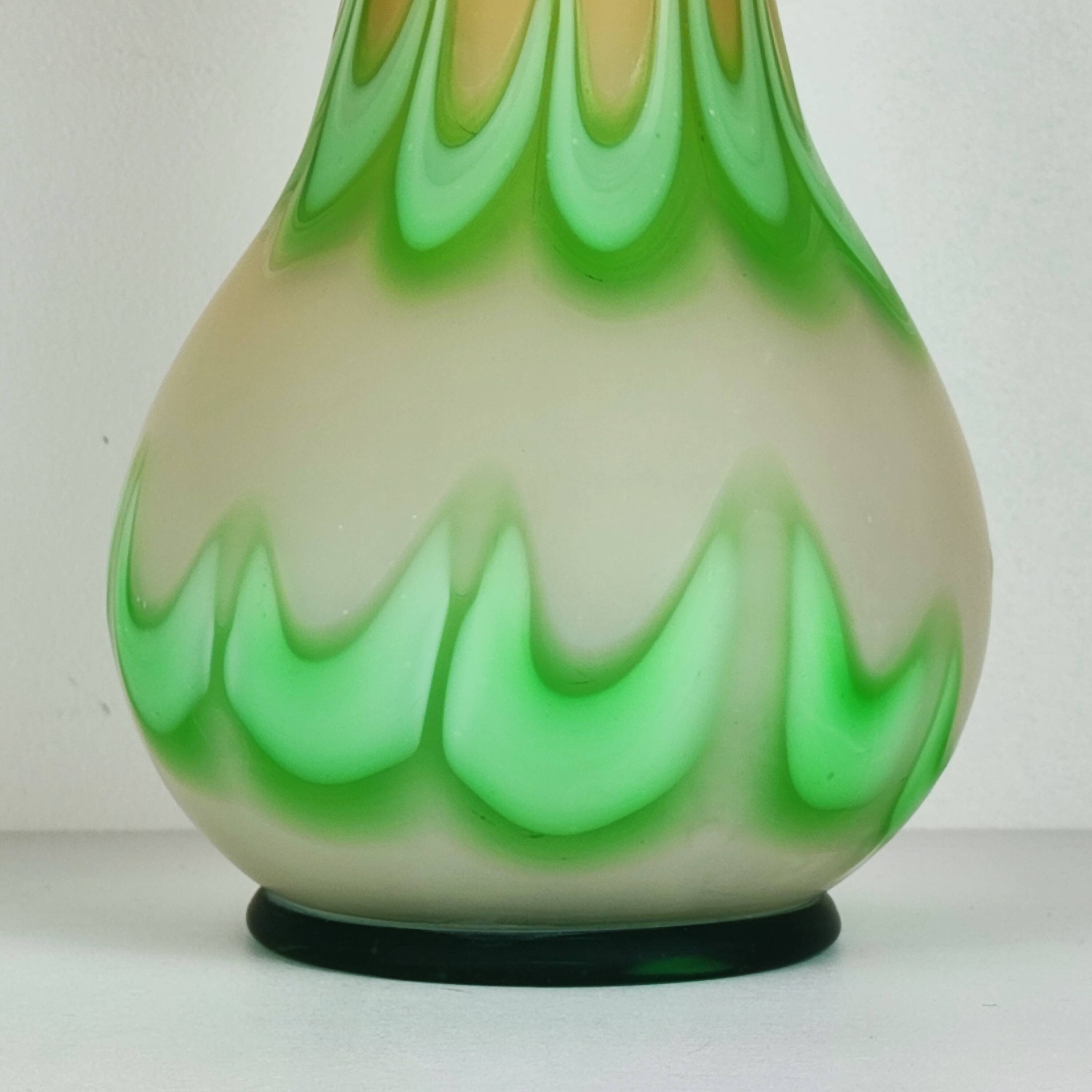 Glass paste vase